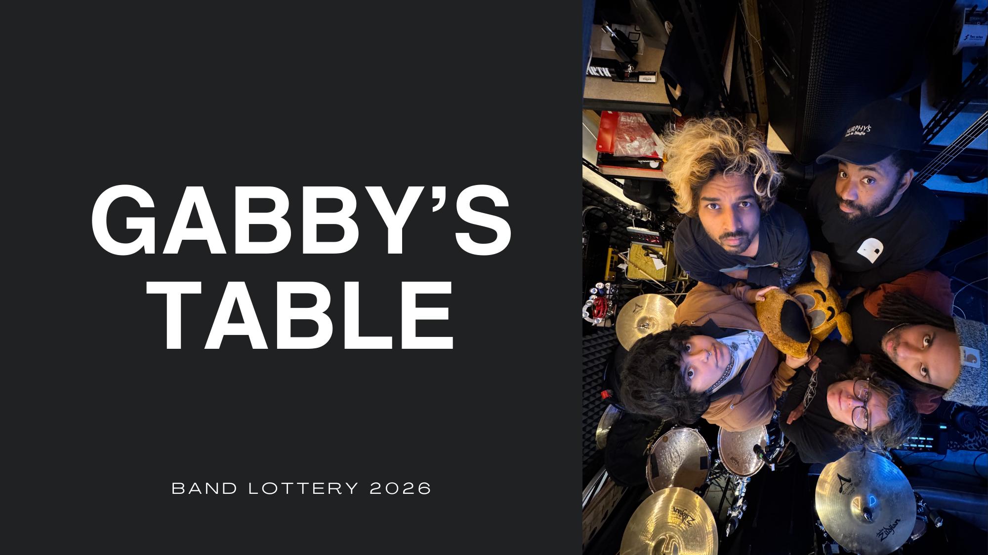 GABBY'S TABLE IS A BAND GABBY'S TABLE IS A BAND